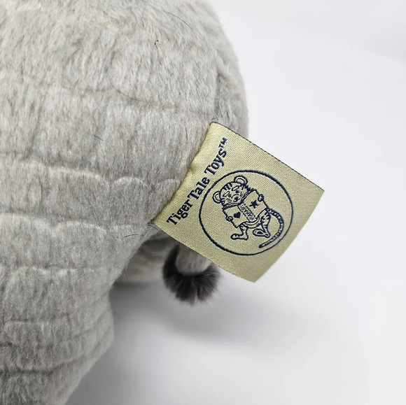 TIGER TAIL TOYS Viahart Rhino Rhinoceros Gray Large 13” Realistic Plush Horned - Picture 5 of 7
